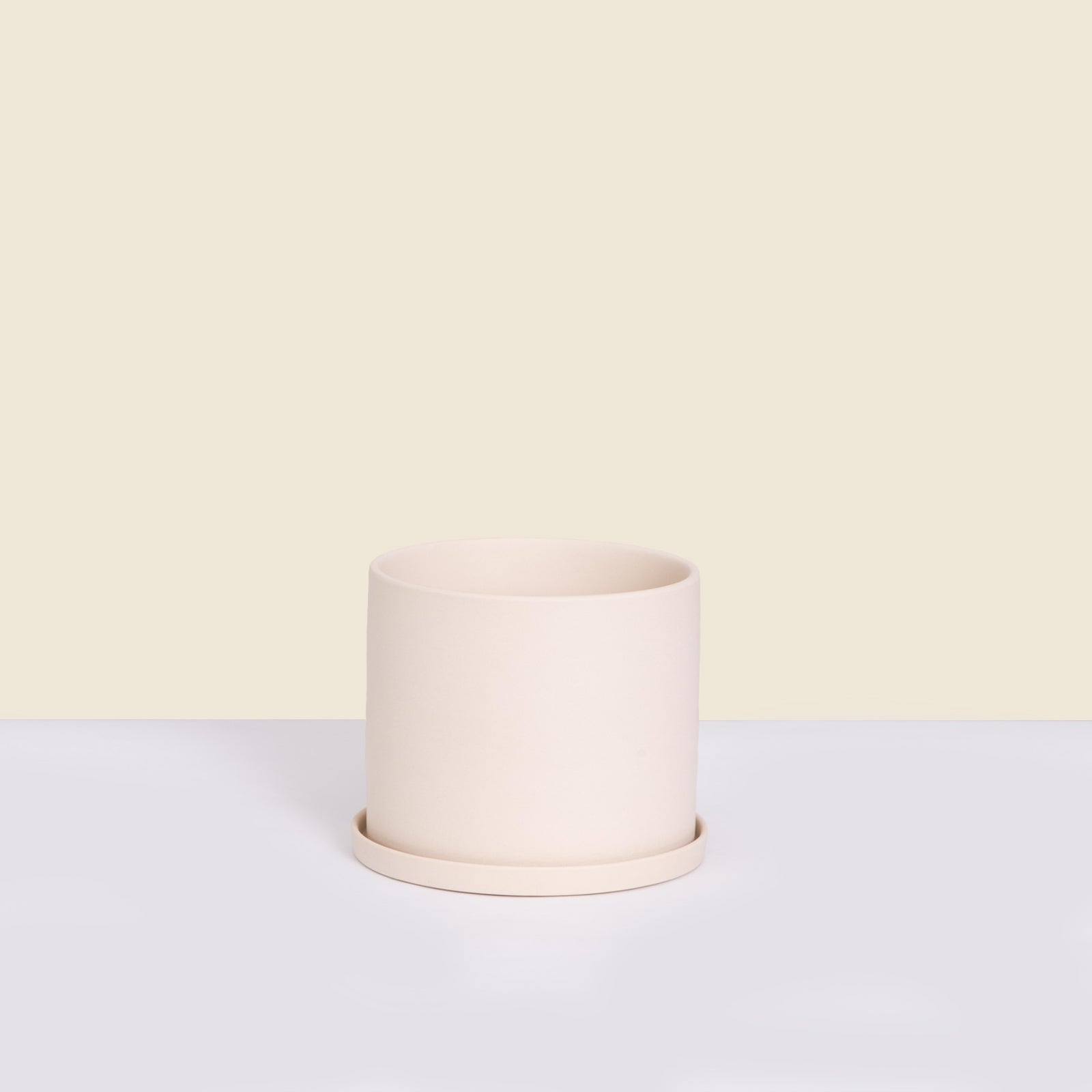 Small Beige Plant Pot