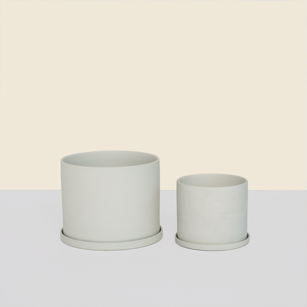 Bundle of Grey Plants Pots 